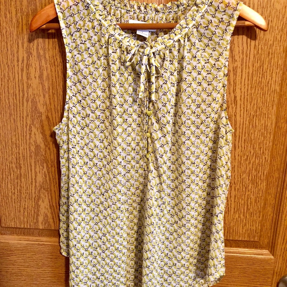 Cute Print Top,  Liz Claiborne, size L